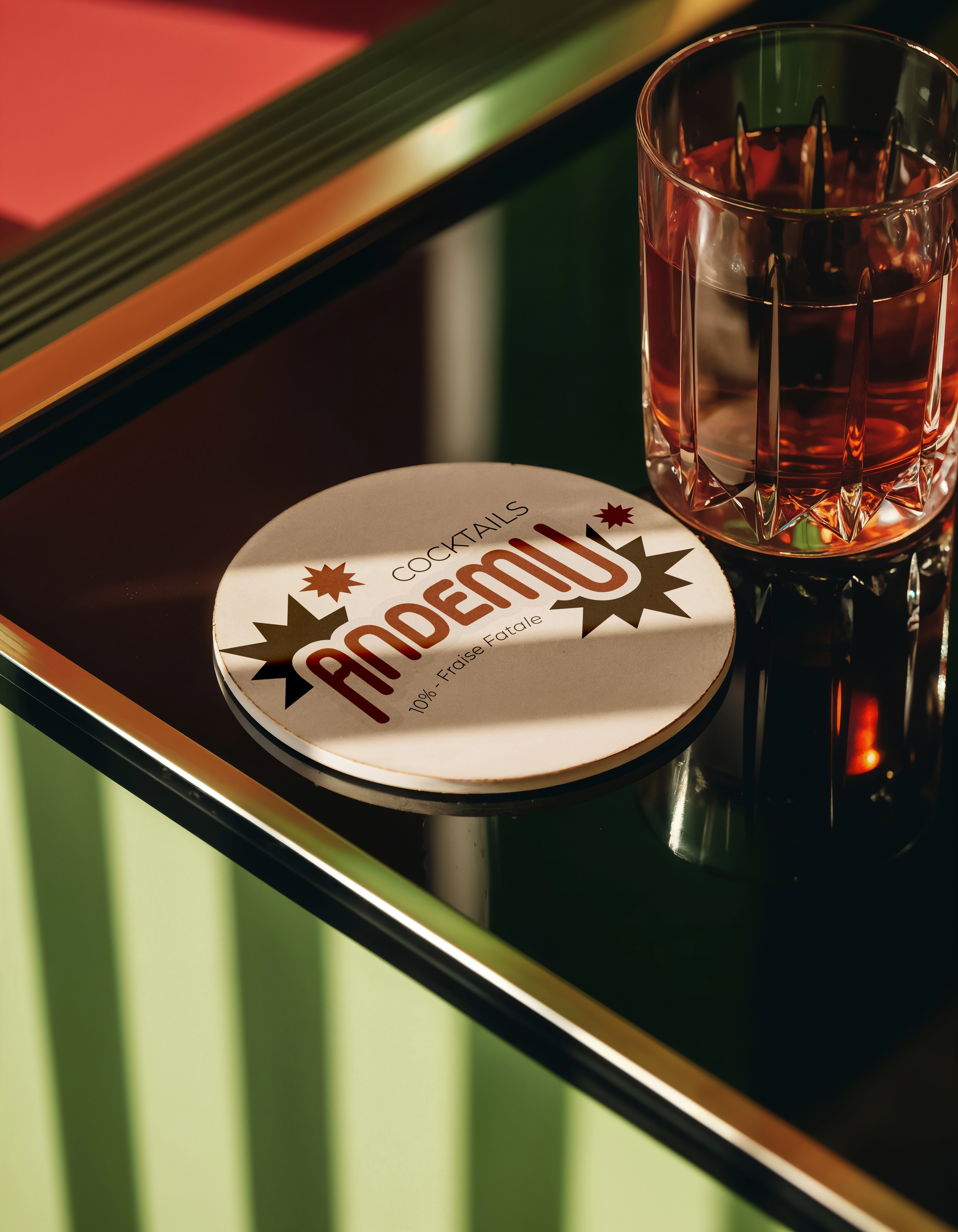 Cocktails Andemu — identité visuelle cocktails